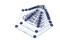The Quilted Bear Pentagon Quilting Templates – 8 Clear Non-Slip Acrylic Quilt Templates for Precise Fabric Cutting & Stress-Free Machine Quilting - Ideal for Quilt & Sewing Supplies (¾–3")